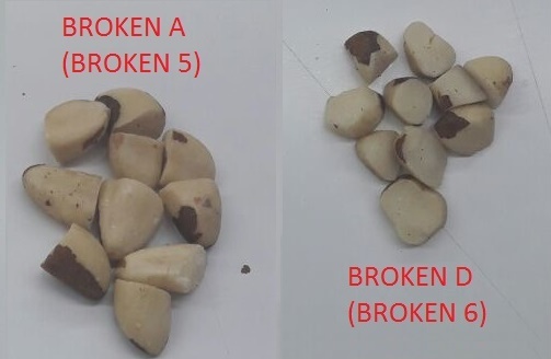 Broken A (5) and Broken D (6) difference.